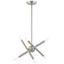 2_Soho 6 Light Brushed Nickel Mini Chandelier