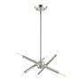 5_Soho 6 Light Brushed Nickel Mini Chandelier more views