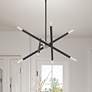 1_Soho 8 Light Scandinavian Gray Chandelier