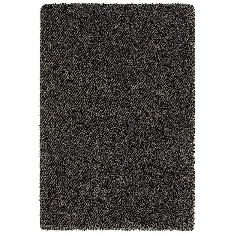 Image 1 Soho Collection Blue/Brown Shag 5&#39;3 inchx7&#39;9 inch Area Rug