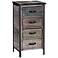 Soho Weathered Wood Plank 4-Drawer Accent Cabinet