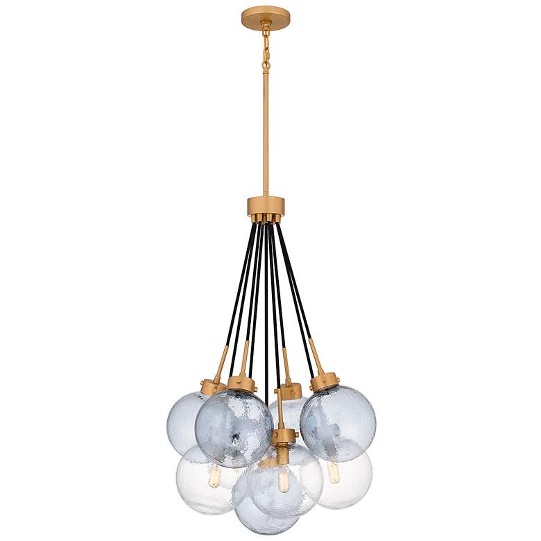 Image 2 Soiree 4-Light Brushed Weathered Brass Pendant Light