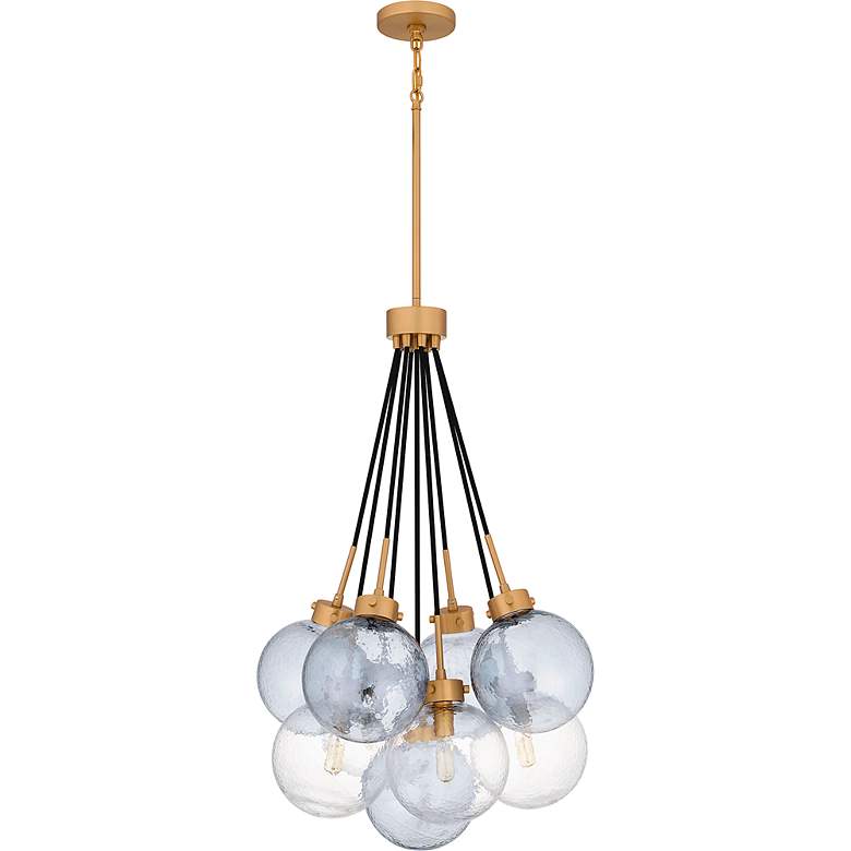 Image 3 Soiree 4-Light Brushed Weathered Brass Pendant Light more views