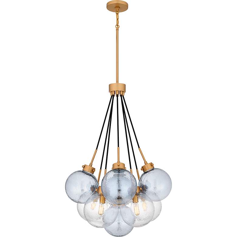 Image 4 Soiree 4-Light Brushed Weathered Brass Pendant Light more views