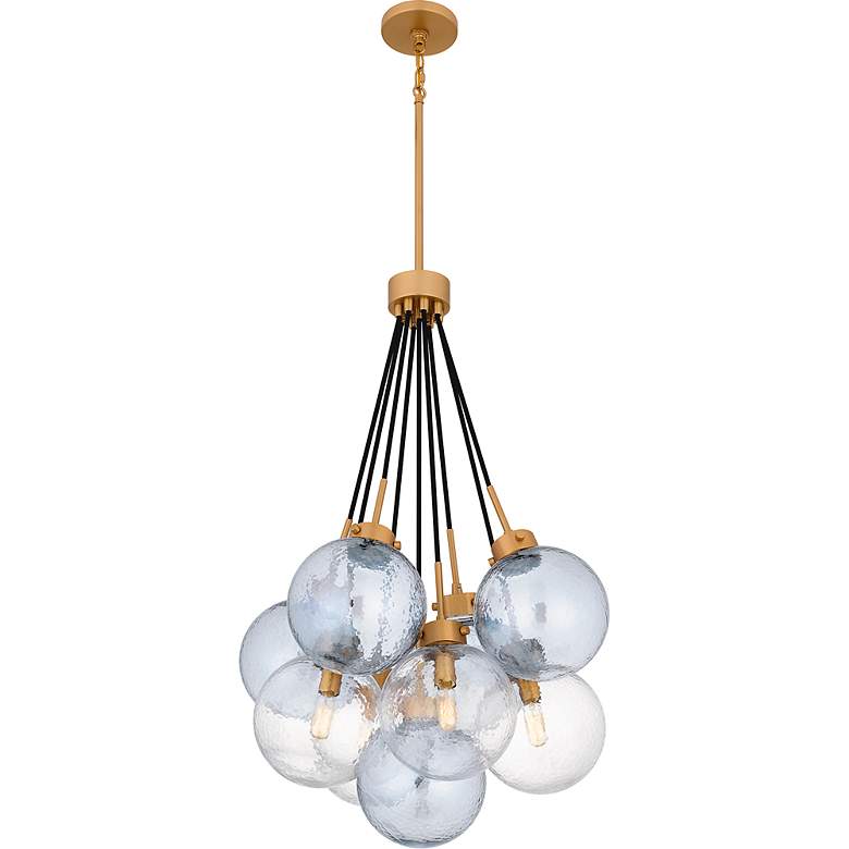 Image 5 Soiree 4-Light Brushed Weathered Brass Pendant Light more views