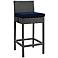 Sojourn 27 1/2" Canvas Navy Fabric Outdoor Patio Barstool