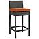Sojourn 27 1/2" Canvas Tuscan Fabric Outdoor Patio Barstool