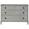 Sojourn 56" Wide Gray Lake Finish 3-Drawer Dresser