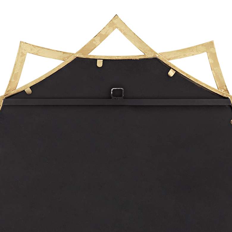 Image 4 Sola Sonnet Gold Iron 34" Round Starburst Wall Mirror more views