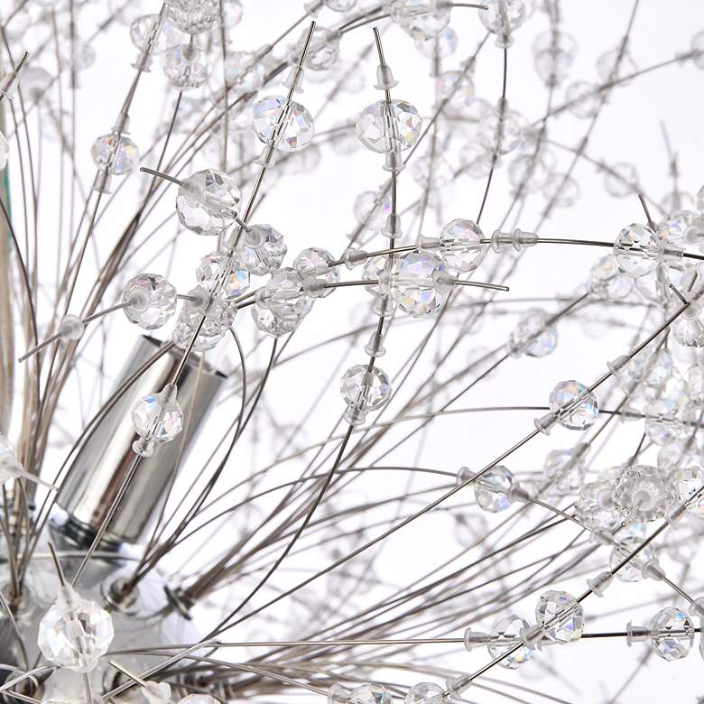 Image 6 Solace 17 3/4" Wide Chrome Crystal 9-Light Pendant more views