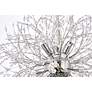 Solace 17 3/4" Wide Chrome Crystal 9-Light Pendant in scene