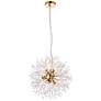 3_Solace 17 3/4" Wide Gold 9-Light Pendant