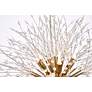 6_Solace 23 1/2" Wide Gold and Clear Crystal 12-Light Pendant more views