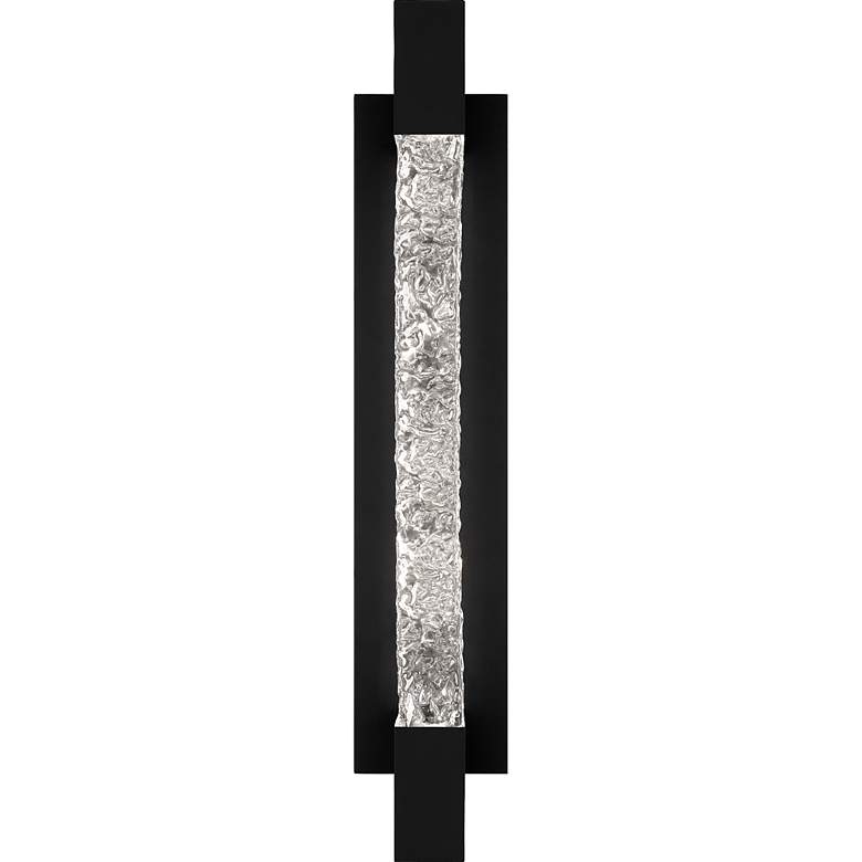 Image 3 Solace Integrated LED Matte Black Outdoor Wall Lantern more views