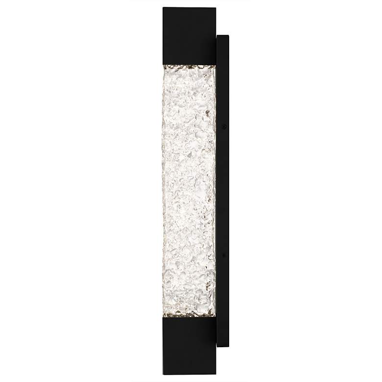 Image 4 Solace Integrated LED Matte Black Outdoor Wall Lantern more views