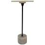 3_Solace Pedestal Table - White/Antique Copper more views