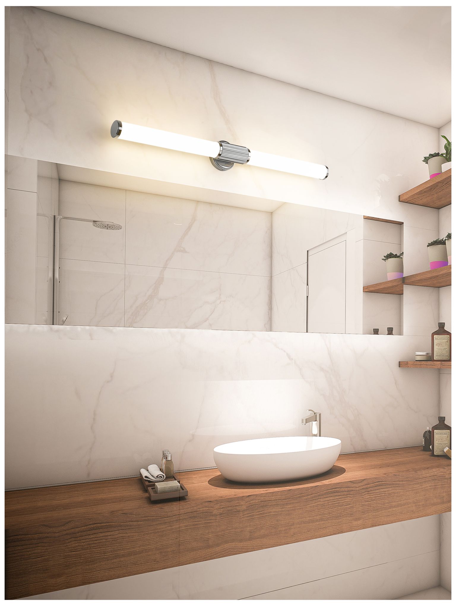 Image 2 Solange by Z-Lite Chrome 4 inch 1 Light Vanity more views