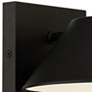 Solano 12" Large Black LED Outdoor Wall Sconce