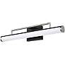 2_Solano 24" Wide Black and Brushed Nickel LED Bath Light