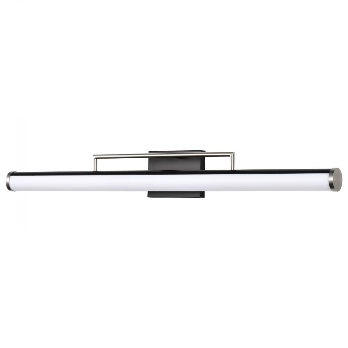 Image 4 Solano 36" Wide Black and Brushed Nickel LED Bath Light more views