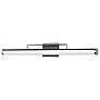 4_Solano 36" Wide Black and Brushed Nickel LED Bath Light more views
