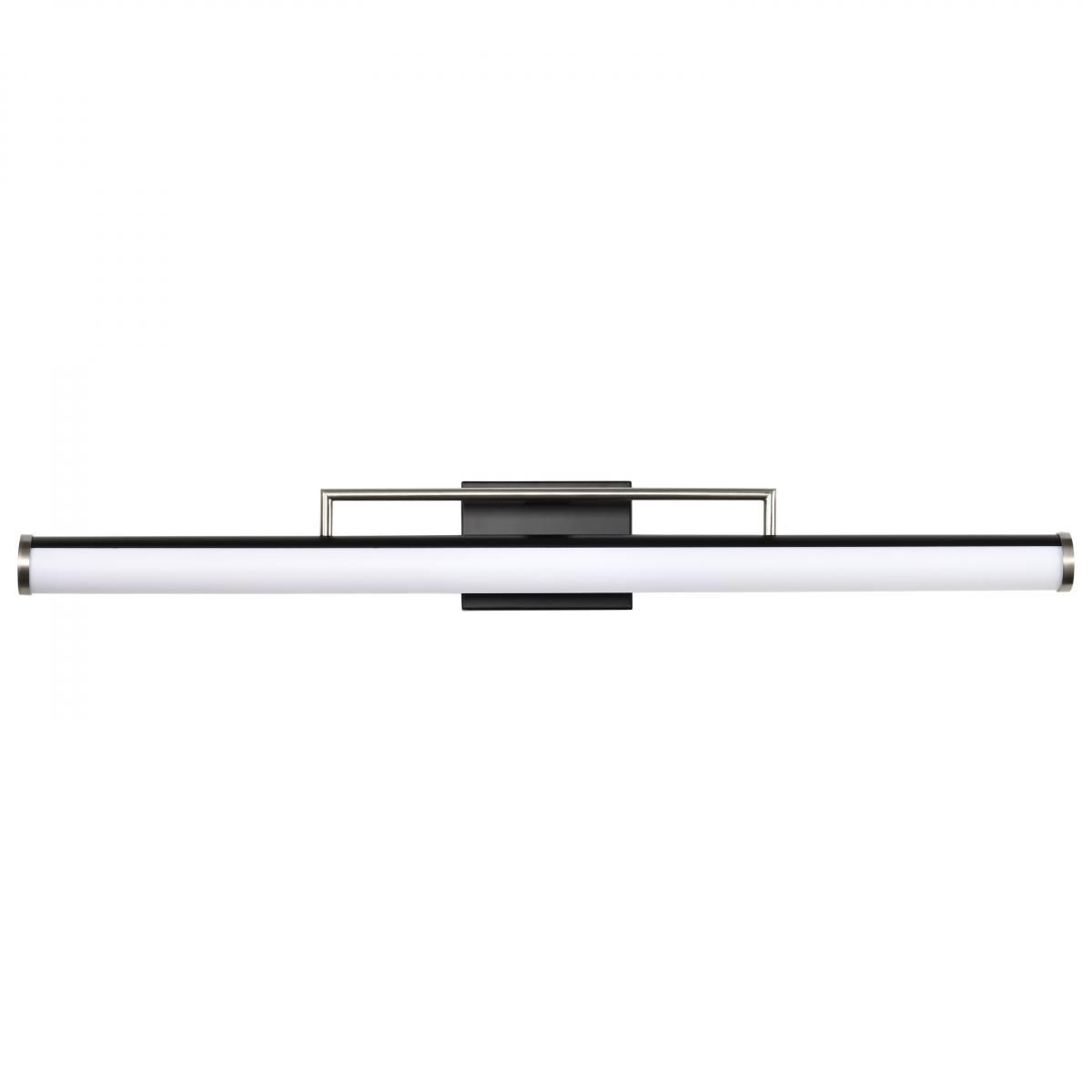 Image 5 Solano 36" Wide Black and Brushed Nickel LED Bath Light more views