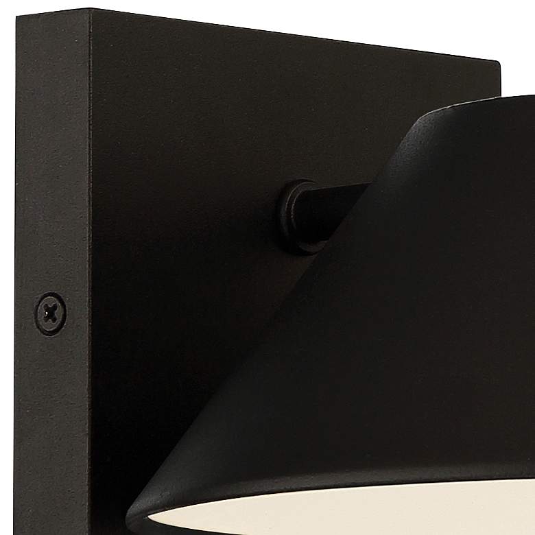 Image 2 Solano 6" High Black LED Outdoor Wall Light more views