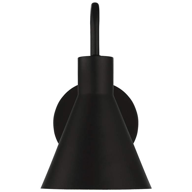 Image 3 Solano Outdoor LED Wall Mount - Round Backplate - Cone Shade more views