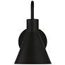 Solano Outdoor LED Wall Mount - Round Backplate - Cone Shade