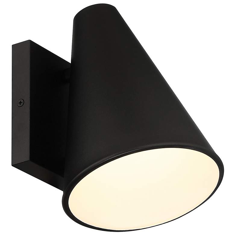 Image 5 Solano Outdoor LED Wall Mount - Square Backplate - Cone Shade more views