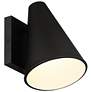 Solano Outdoor LED Wall Mount - Square Backplate - Cone Shade