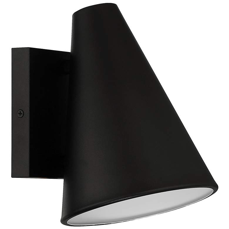 Image 7 Solano Outdoor LED Wall Mount - Square Backplate - Cone Shade more views