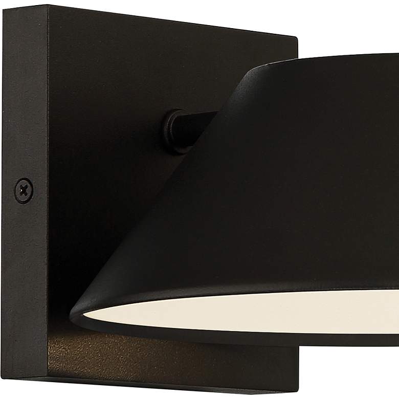 Image 2 Solano Outdoor LED Wall Mount - Square Backplate - Tapered Shade more views