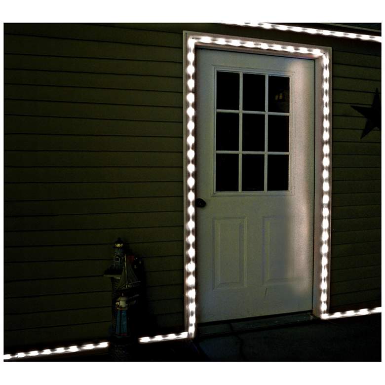 Image 3 Solar 23 Foot Long LED White Rope Lights more views