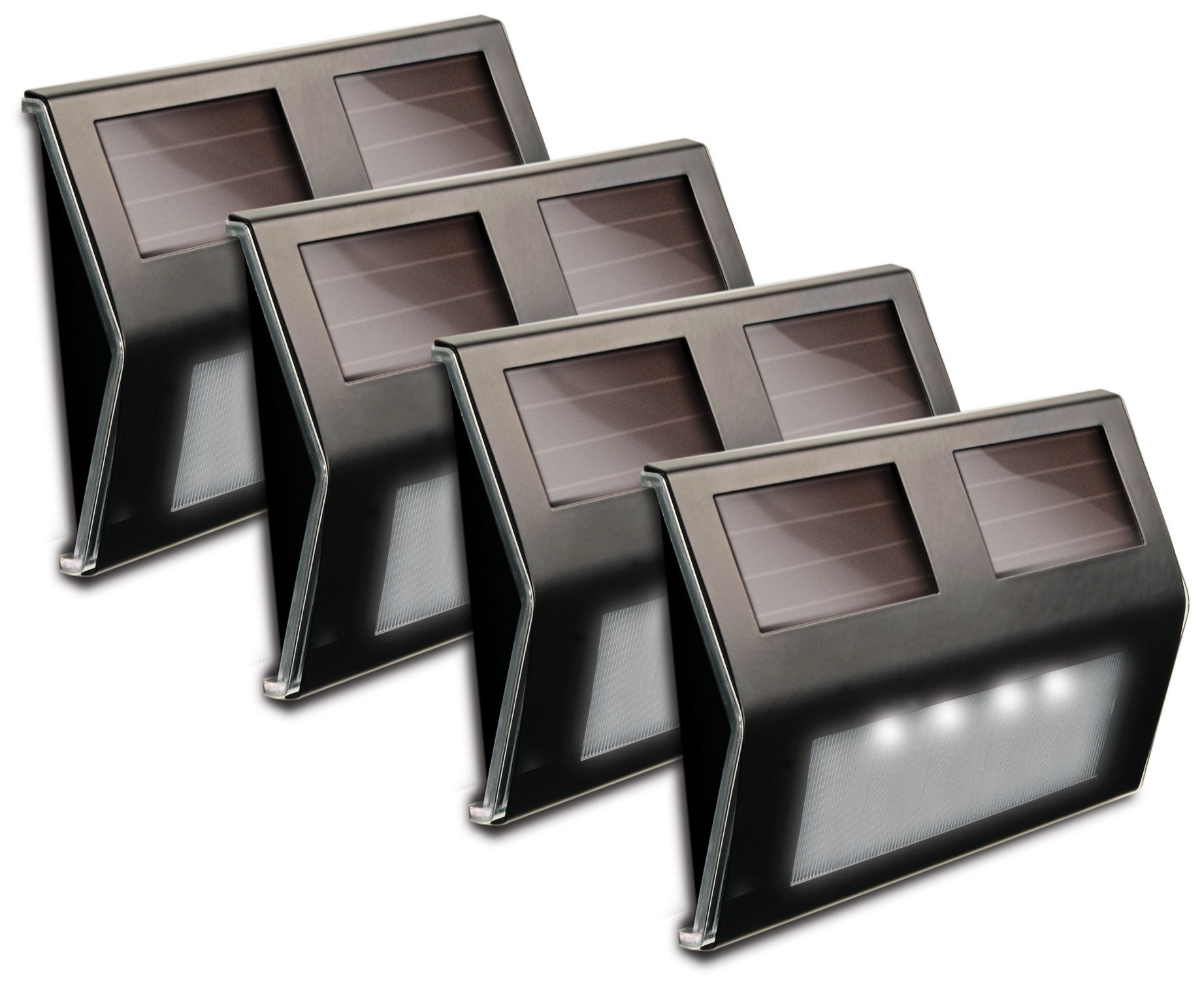 bronze solar step lights