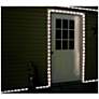 Solar Powered 100  Count White LED Rope Lights