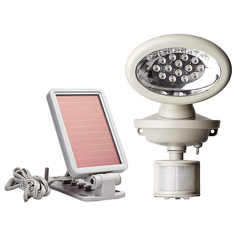 Image 1 Solar Powered Motion Activated 14 LED Security Spotlight