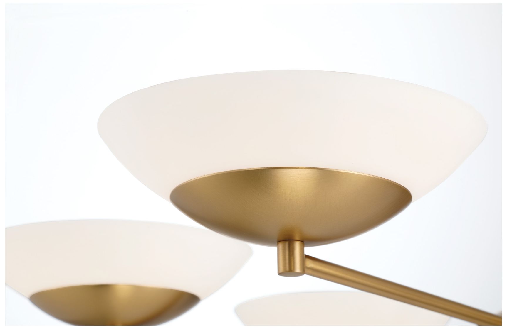 Image 5 Solara 36" Wide Legacy Brass 6-Light LED Chandelier more views