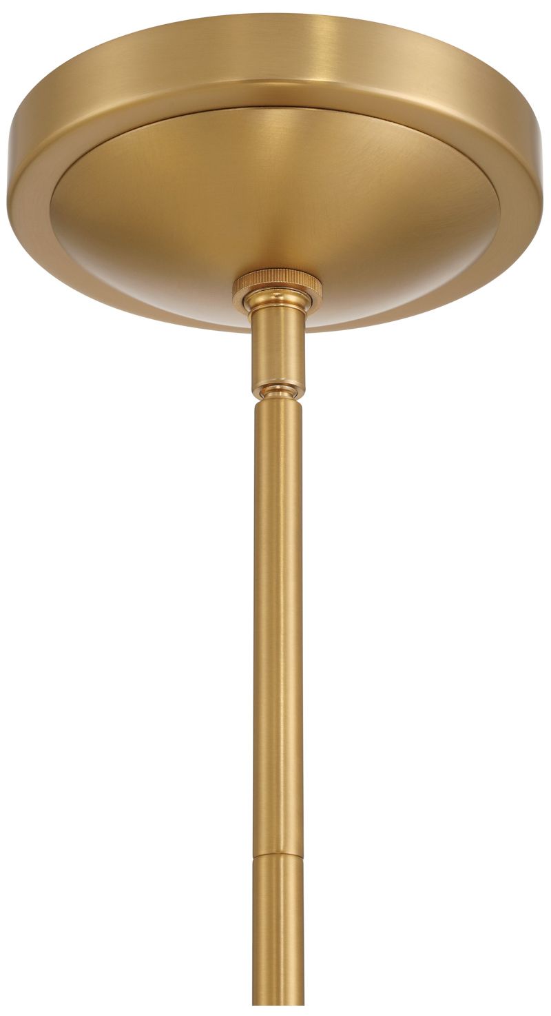 Image 6 Solara 36" Wide Legacy Brass 6-Light LED Chandelier more views