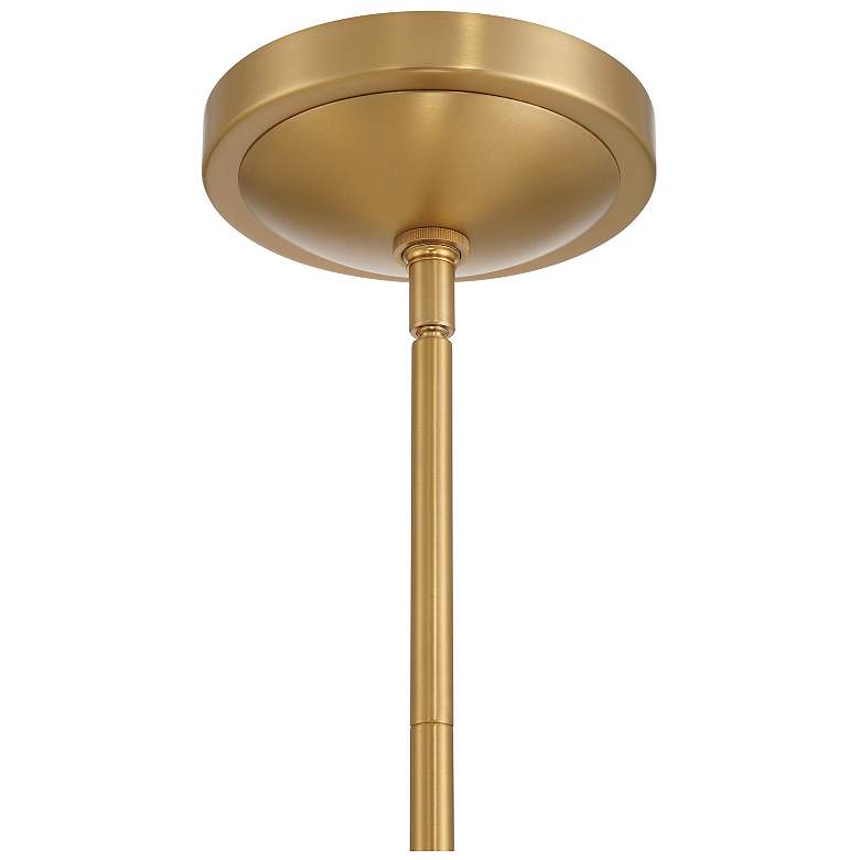 Image 6 Solara 36" Wide Legacy Brass 6-Light LED Chandelier more views