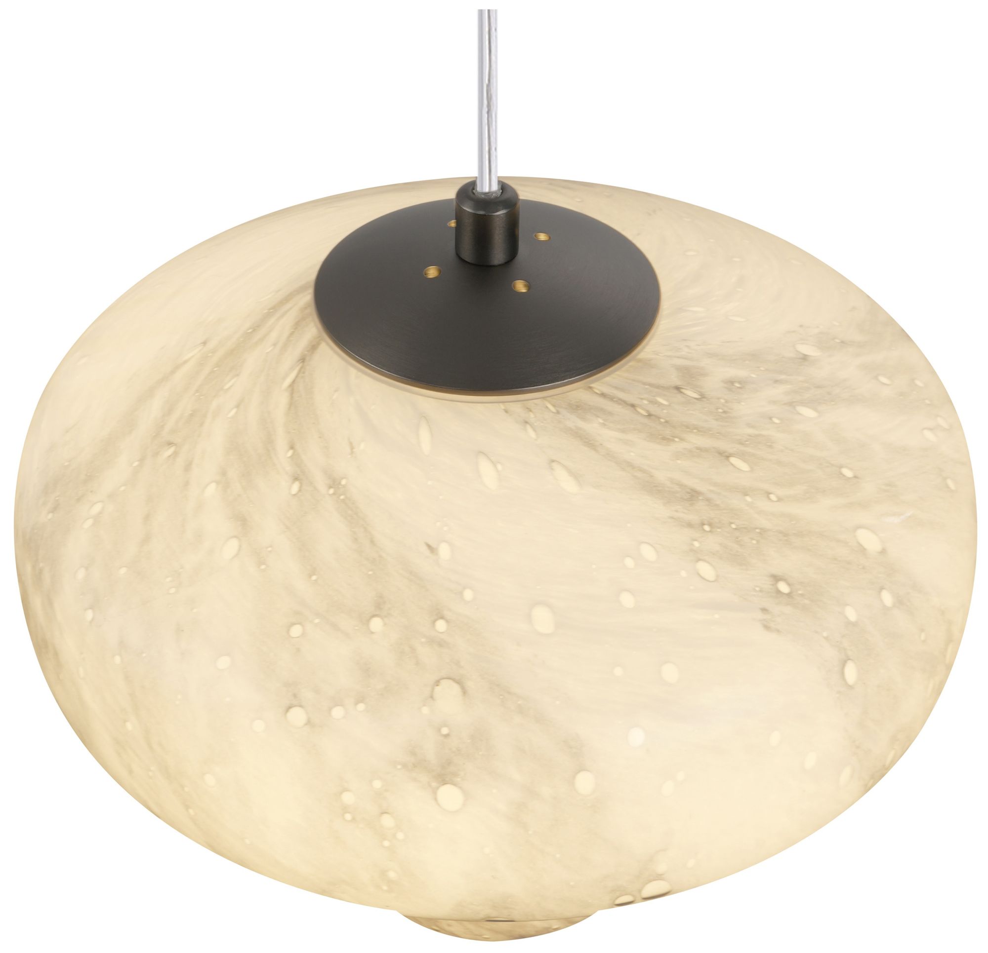 Image 4 Solara 7" Wide Graphite Pendant more views