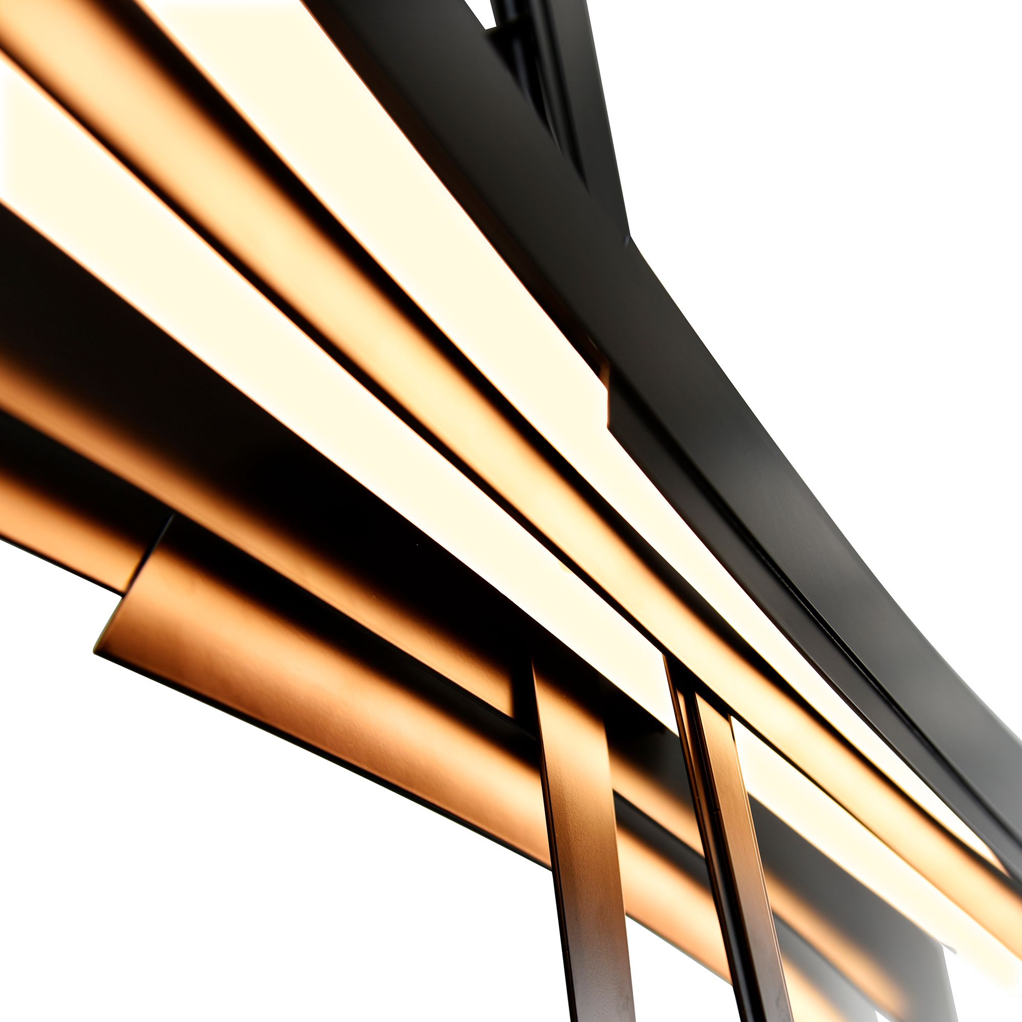 Image 6 Solara Integrated LED 50in Black Chandelier more views