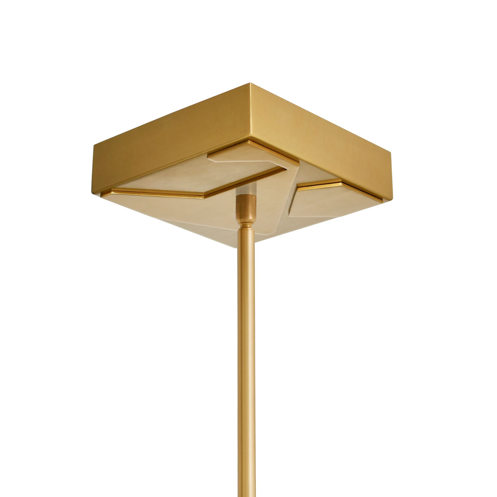 Image 7 Solara Integrated LED 50in Brass Chandelier more views