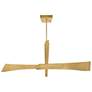 Solara Integrated LED Brass Chandelier