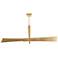 Solara Integrated LED Brass Chandelier