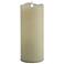 Solare 7" Ivory Wax 3-D Virtual Flame LED Candle