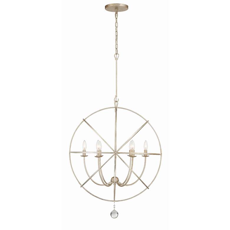 Image 3 Solaris Collection 28" Wide 6-Light Modern Orb Pendant Light more views