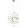 4_Solaris Collection 28" Wide 6-Light Modern Orb Pendant Light more views