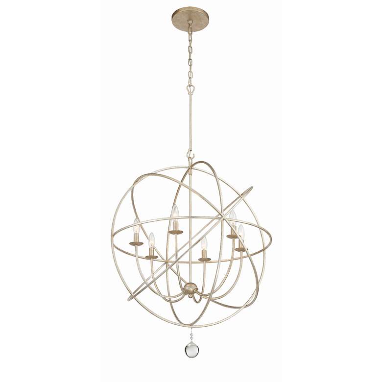 Image 5 Solaris Collection 28" Wide 6-Light Modern Orb Pendant Light more views