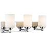 Soledad 23" Wide Chrome 3-Light Vanity Bath Light